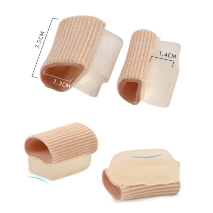 4 Pairs Fiber Viscose Tube Toe Separator Hallux Valgus Corrector, Size: Large - Corrector by PMC Jewellery | Online Shopping South Africa | PMC Jewellery