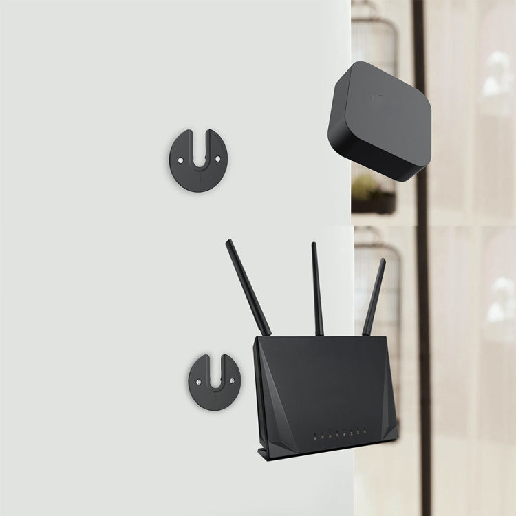Tablet Router TV Box Wall Mount Bracket Holder(Black) - Lazy Bracket by PMC TechLife | Online Shopping South Africa | PMC TechLife