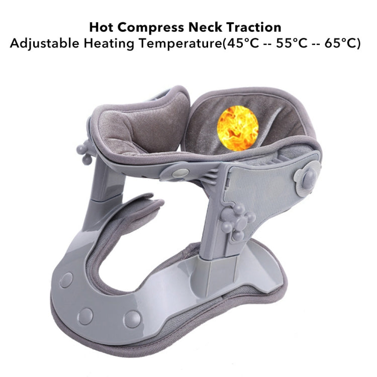 Cervical Spine Retractor Household Adjustable Hot Compress Stretching Neck Brace(Gray) - Corrector by PMC Jewellery | Online Shopping South Africa | PMC Jewellery