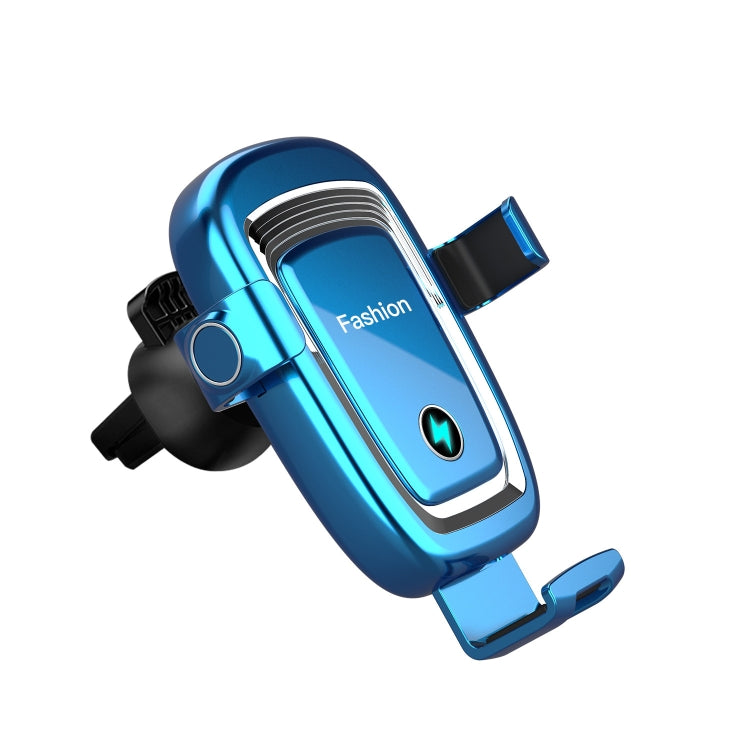 S19 15W Gravity Car Phone Wireless Charging Stand(Blue) - Wireless Charger Holders by PMC TechLife | Online Shopping South Africa | PMC TechLife
