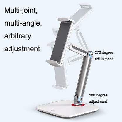 SSKY X38 Desktop Phone Tablet Stand Folding Online Classes Support, Style: Long Arm Version (Black) - Desktop Holder by SSKY | Online Shopping South Africa | PMC Jewellery | Buy Now Pay Later Mobicred