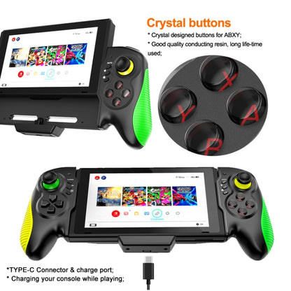 STK-7037 For Switch Game Controller with 6-axis Somatosensory Burst Function(Yellow Green) - Gamepads by PMC Jewellery | Online Shopping South Africa | PMC Jewellery