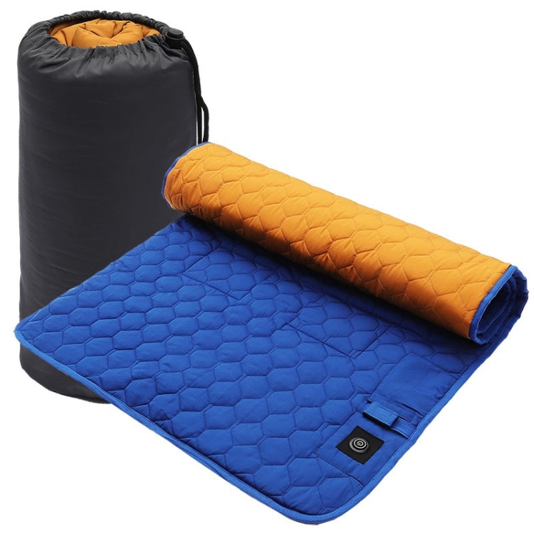 Winter USB Rechargeable Smart Seven Zone Heating  Anti-cold Sleeping Bag Pad(Blue Orange) - Camping Mats by PMC TechLife | Online Shopping South Africa | PMC TechLife | Buy Now Pay Later Mobicred