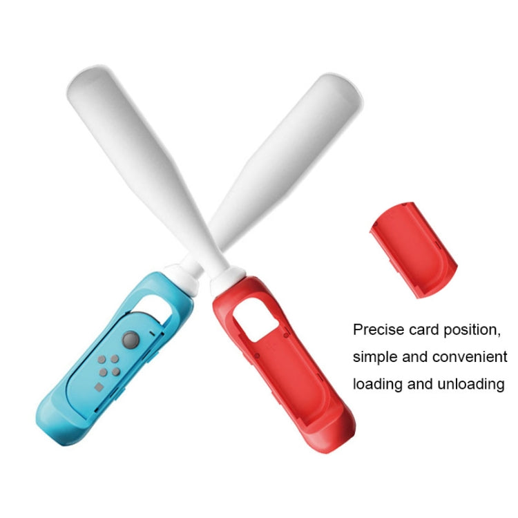 For Nintendo Switch OLED IPLAY HBS-363 Baseball Grip Assembly Gamepad Game Accessories(Red Blue) - Cases by PMC TechLife | Online Shopping South Africa | PMC TechLife