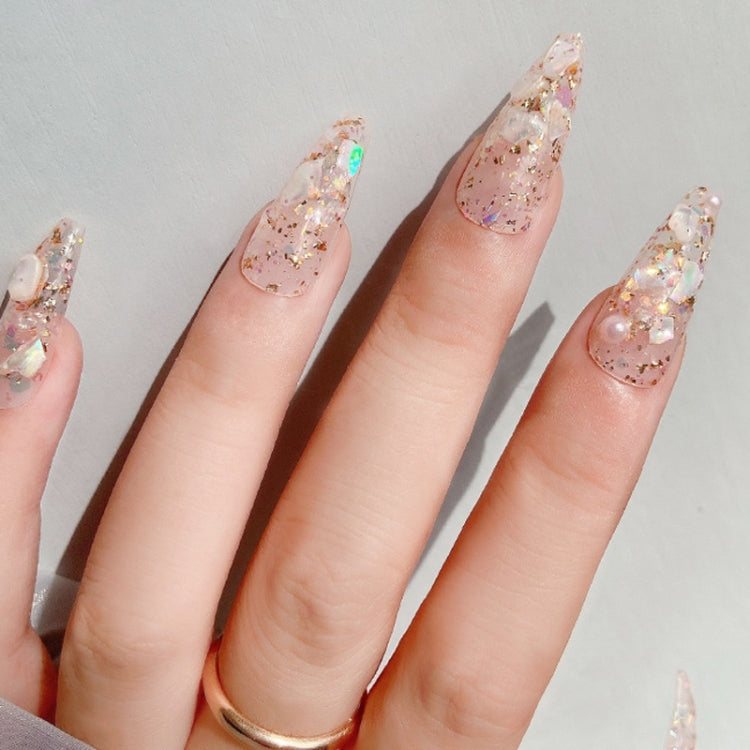 3 Boxes Nail Decorations Shell Sequins Nail Jewelry(02 Peach Pink) - free shipping - PMC TechLife - Order now!