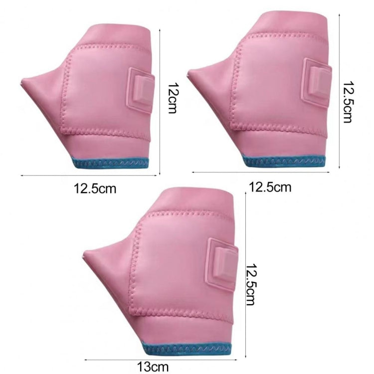 1 Pair Adjustable Temperature Rechargeable Intelligent Electric Heating Gloves Half Finger Gloves, Size: M(Black) - free shipping - PMC TechLife - Order now!