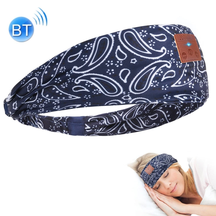 Sleep Headphones Wireless Headband for Training Yoga Running Sleeping Meditation(Deep Blue) - Eye Masks by PMC Jewellery | Online Shopping South Africa | PMC Jewellery