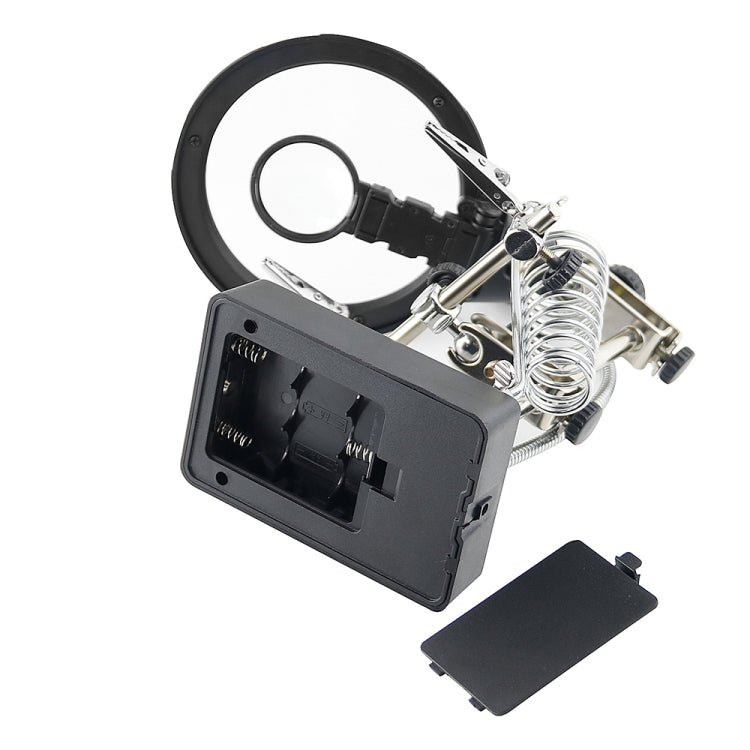 16129-C 2.5X/7.5X/10X LED Lighting Auxiliary Bracket Maintenance Magnifier(US Plug) - free shipping - PMC TechLife - Order now!