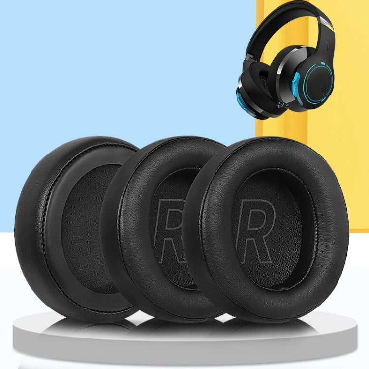 For Edifier G5BT 1pair Leather Headset Breathable Sponge Cover(Black) - Earmuff & Pad by PMC TechLife | Online Shopping South Africa | PMC TechLife