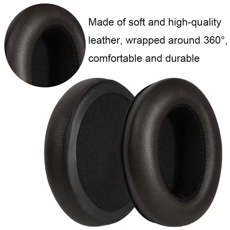 For Sennheiser Momentum 1pair Soft Comfortable Headset Sponge Cover, Color: Black Lambskin - Earmuff & Pad by PMC TechLife | Online Shopping South Africa | PMC TechLife