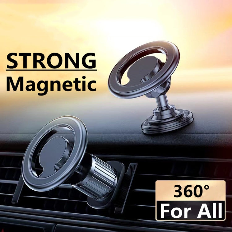 D19 Car Magnetic Mobile Phone Holder Rotatable Metal Navigation Bracket, Spec: Extended (Black) - free shipping - PMC TechLife - Order now!