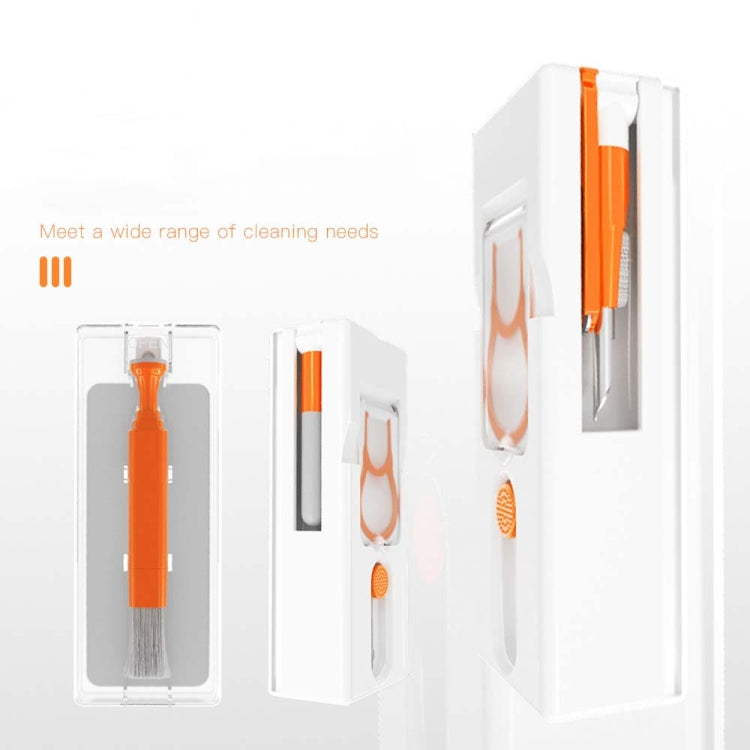Q11 11-in-1 Multifunctional Bluetooth Headset Cleaning Pen Computer Keyboard Cleaning Kit(Orange Red) - Other Accessories by PMC TechLife | Online Shopping South Africa | PMC TechLife