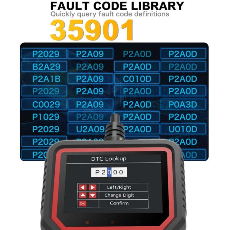 V519 OBD2 Colorful Screen Car Fault Detector - Code Readers & Scan Tools by PMC Jewellery | Online Shopping South Africa | PMC Jewellery