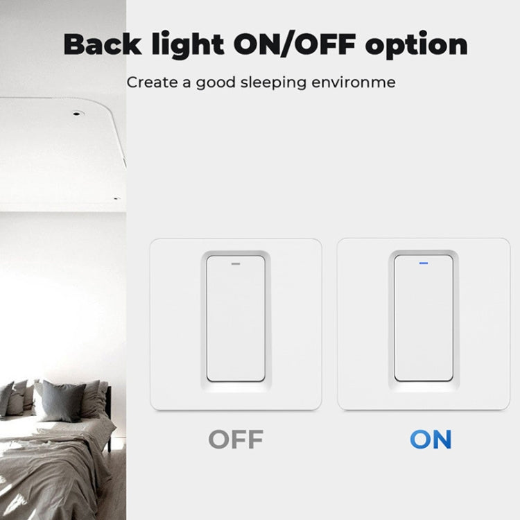 Tuya ZigBee Smart Single-fire Zero-fire Sharing Switch Phone Control Voice Panel EU Plug, Spec: 2 Buttons - Smart Switch by PMC TechLife | Online Shopping South Africa | PMC TechLife