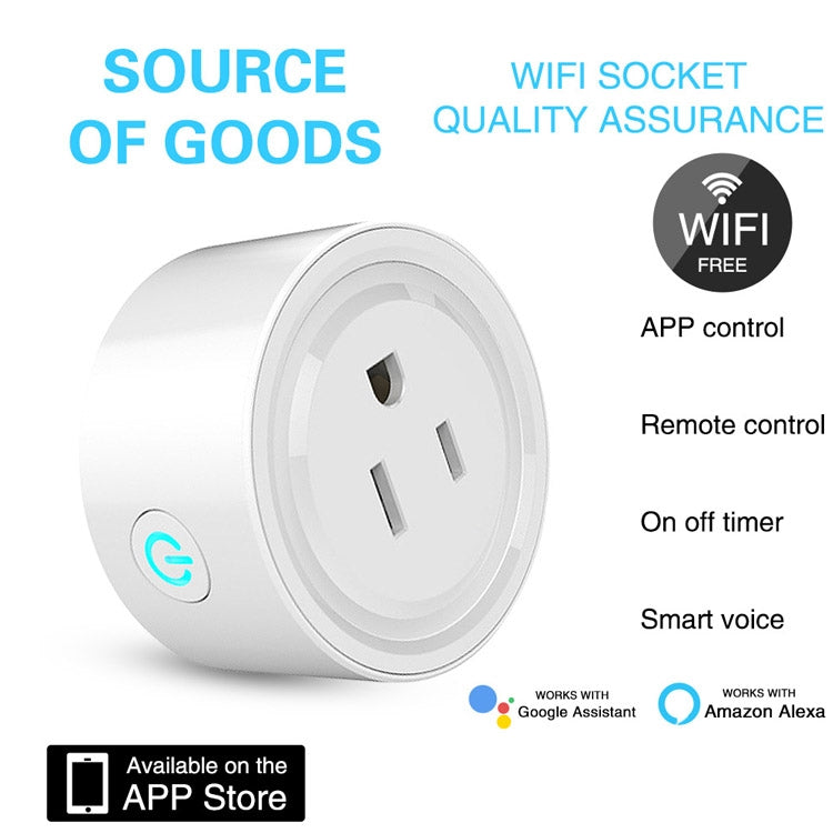 Tuya Smart App Wifi Smart Socket Phone Remote Timing Voice Switch Supports Alexa UK Plug, Style: 16A Power Model - Smart Socket by PMC TechLife | Online Shopping South Africa | PMC TechLife