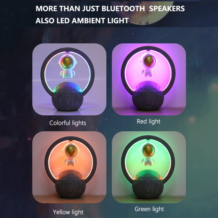 Y-598 Suspended Astronaut Bluetooth Speaker RGB Light Subwoofer Ornament,Spec: 598A Golden - Desktop Speaker by PMC Jewellery | Online Shopping South Africa | PMC Jewellery