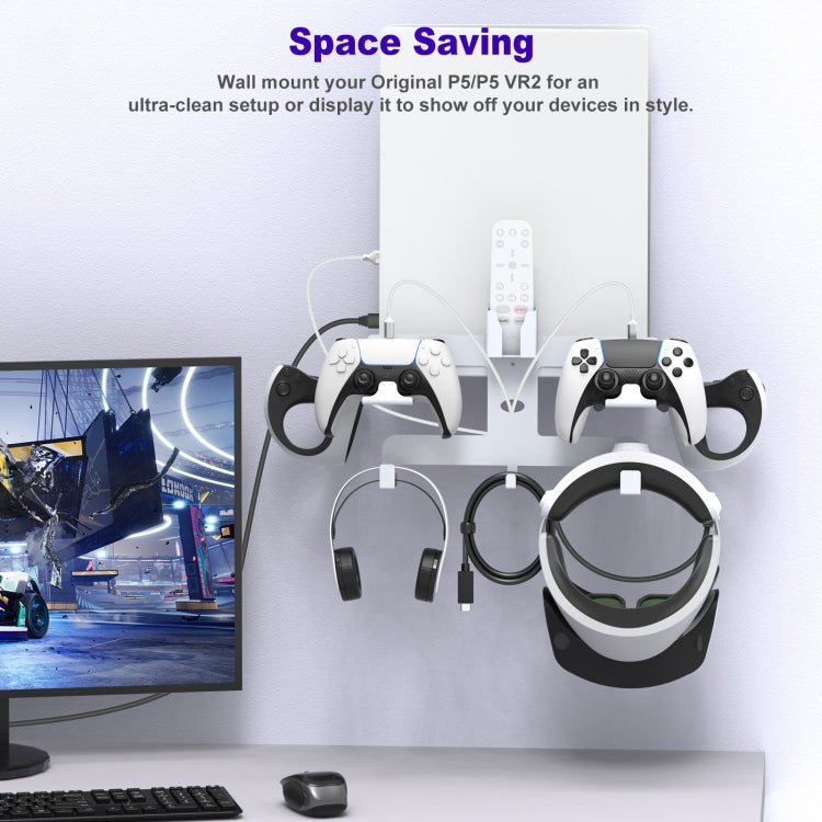 For PS5 / PS VR2 Series JYS JYS-P5163 Helmet Headset Host Handle Storage Rack - Holder by JYS | Online Shopping South Africa | PMC Jewellery
