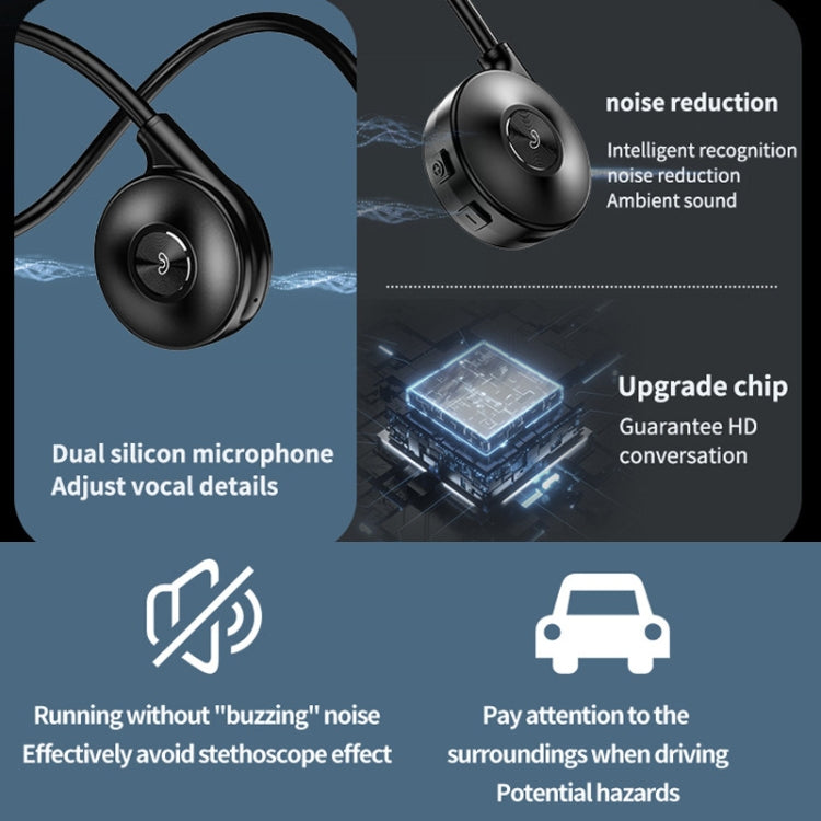 M1S Bone Conduction Stereo Vibrator Speaker Bluetooth Earphones(Green) - Bluetooth Earphone by PMC TechLife | Online Shopping South Africa | PMC TechLife