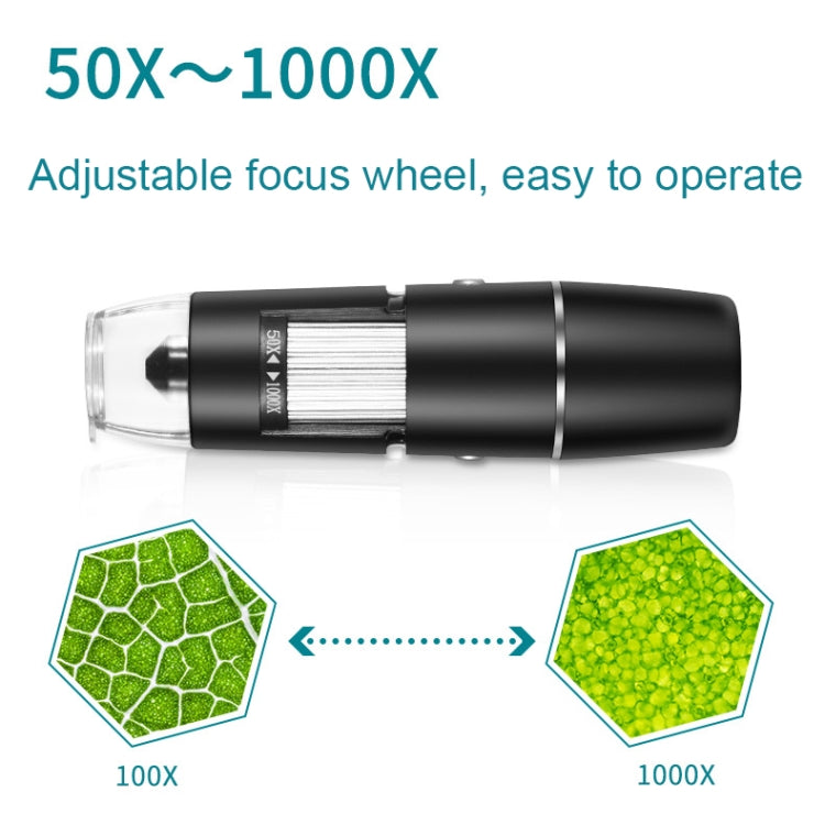 50X-1000X Wireless WIFI Connection LED Light Portable Digital Microscope, Specification: W05 - free shipping - PMC TechLife - Order now!