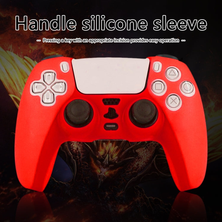 For PS5 Controller Silicone Case Protective Cover, Product color: Black - Cases by PMC TechLife | Online Shopping South Africa | PMC TechLife