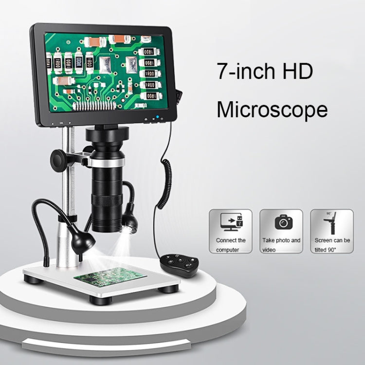 1200X 7-Inch HD Display Multifunctional Maintenance Inspection Digital Microscope(DM9-S) - Digital Microscope by PMC Jewellery | Online Shopping South Africa | PMC Jewellery | Buy Now Pay Later Mobicred