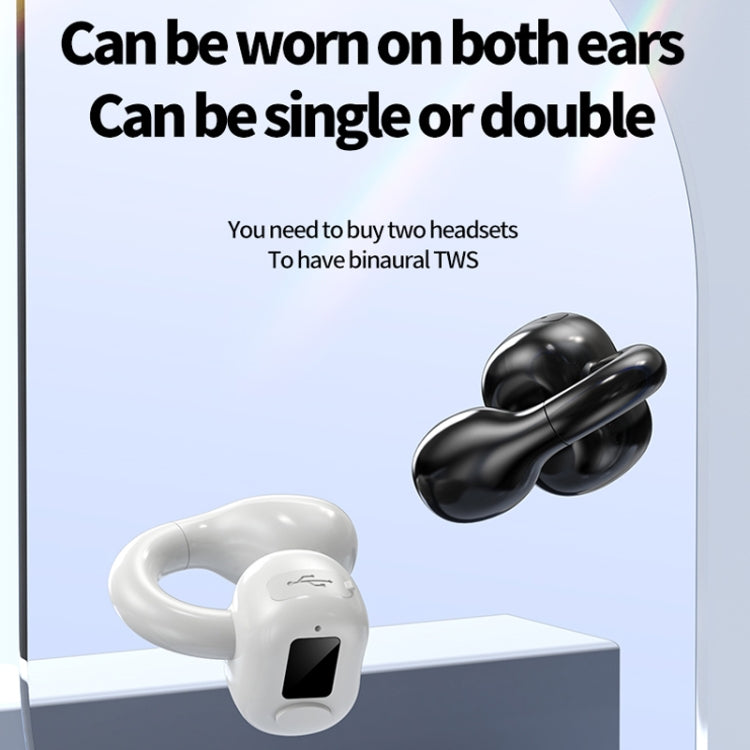 M10 IPX5 Waterproof Ear Clip Bluetooth Earphones, Style: Single Green - Bluetooth Earphone by PMC TechLife | Online Shopping South Africa | PMC TechLife