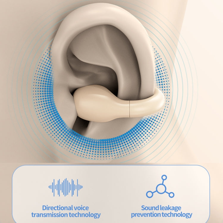 M10 IPX5 Waterproof Ear Clip Bluetooth Earphones, Style: Doble White - Bluetooth Earphone by PMC TechLife | Online Shopping South Africa | PMC TechLife