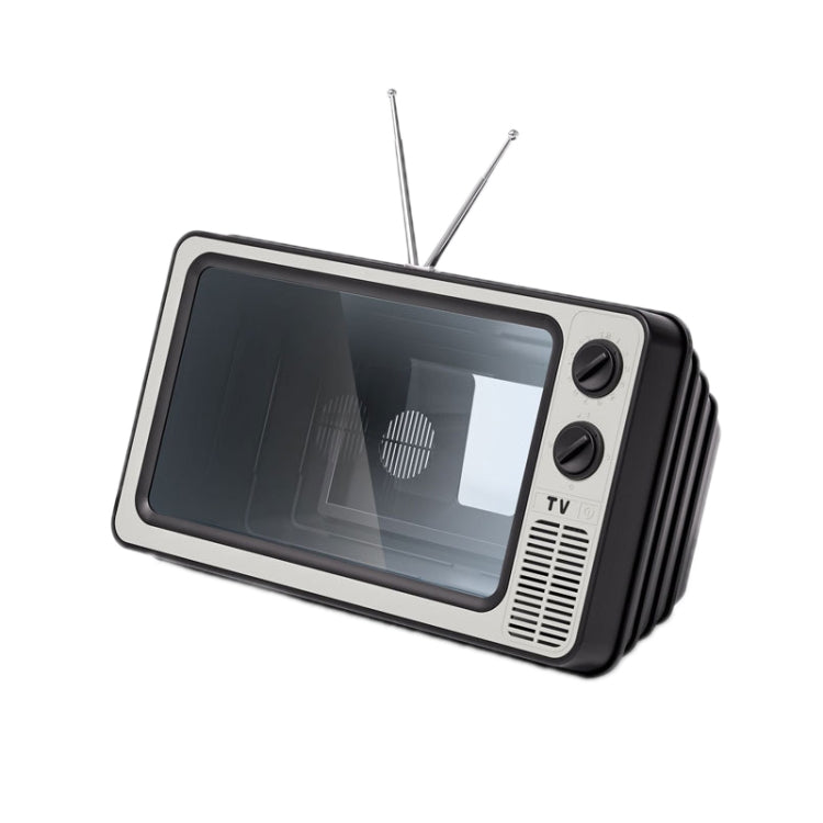 Retro TV Mobile Phone Screen Video Amplifier Mobile Phone Holder(Gray) - Screen Magnifier by PMC Jewellery | Online Shopping South Africa | PMC Jewellery