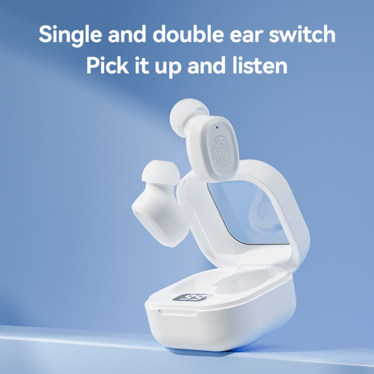 With Charging Bin Stereo Wireless Bluetooth Earphones, Style: BY17 Black - Bluetooth Earphone by PMC TechLife | Online Shopping South Africa | PMC TechLife