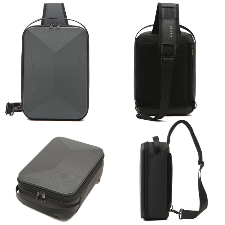 For DJI Mini 3 / Mini 3 Pro Hard Shell Storage Bag Box Chest Bag Shoulder Bag Messenger Bag(Dark Gray) - Backpacks & Bags by PMC TechLife | Online Shopping South Africa | PMC TechLife
