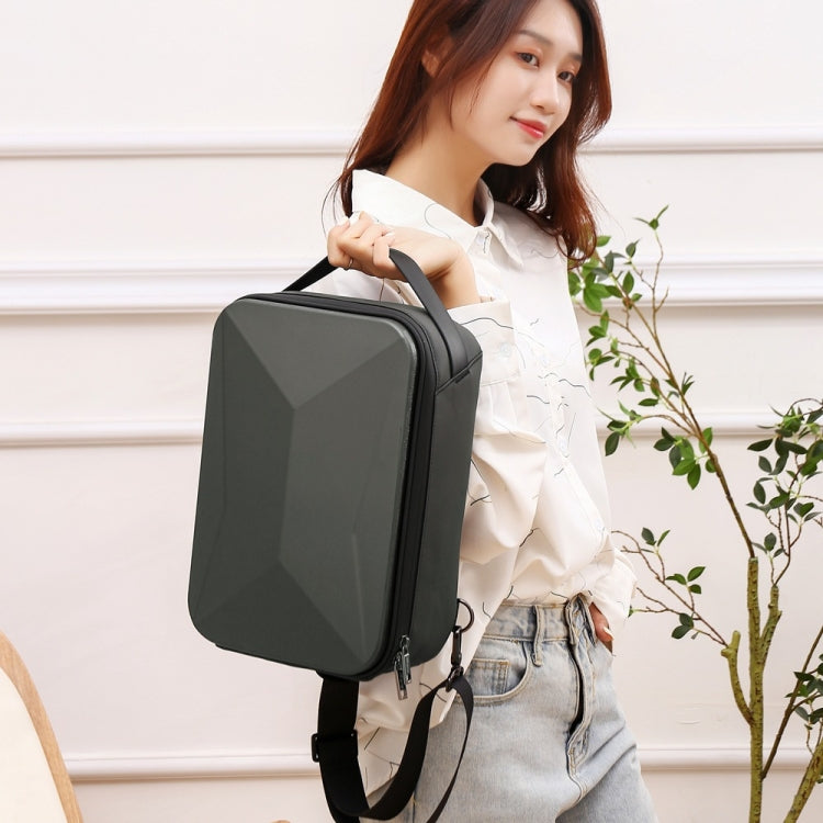 For DJI Mini 3 / Mini 3 Pro Hard Shell Storage Bag Box Chest Bag Shoulder Bag Messenger Bag(Dark Gray) - Backpacks & Bags by PMC Jewellery | Online Shopping South Africa | PMC Jewellery