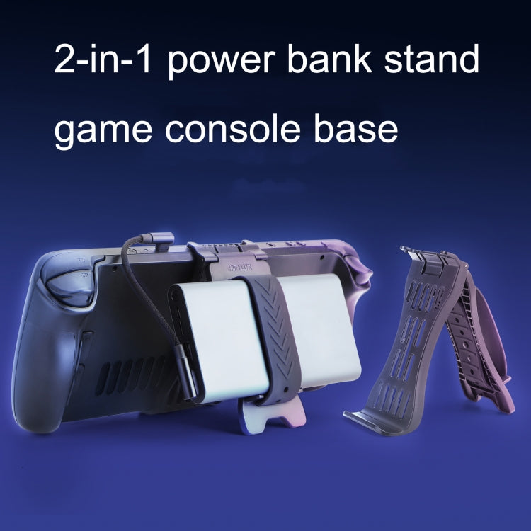Hifylux ST-BF27 For Steam Deck Game Console Charging Treasure Base Mobile Power Desktop Bracket(Black) - Other Accessories by PMC TechLife | Online Shopping South Africa | PMC TechLife | Buy Now Pay Later Mobicred