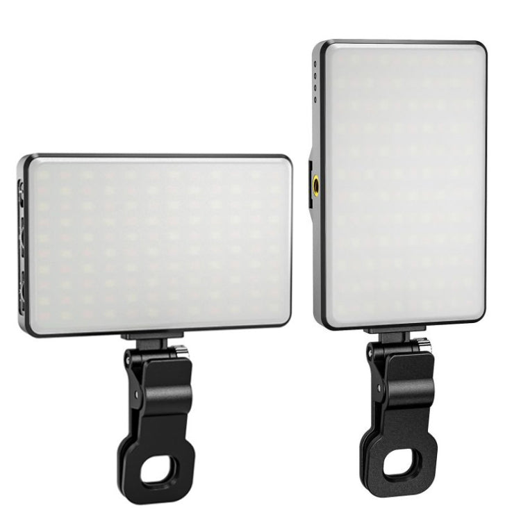 ST-120C Mobile Phone Tablet Clip Fill Light Selfie Live Camera Portable Camera Lighting(Black) - Selfie Light by PMC TechLife | Online Shopping South Africa | PMC TechLife