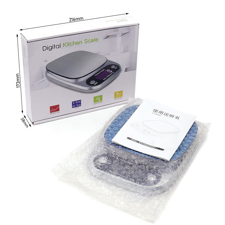 Small Multifunctional Kitchen High Precision Electronic Scale LCD Digital Display Food Scale, Model: 3kg/ 0.1g - Kitchen Scales by PMC TechLife | Online Shopping South Africa | PMC TechLife