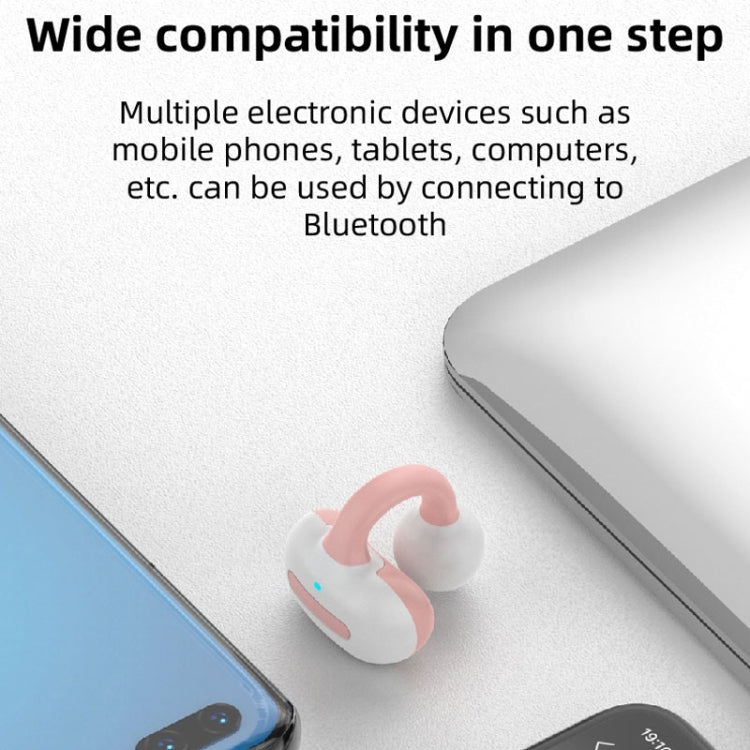 M-S8 Wireless Stereo Single Ear Clip-on Bluetooth Earphone(Blue) - Bluetooth Earphone by PMC Jewellery | Online Shopping South Africa | PMC Jewellery