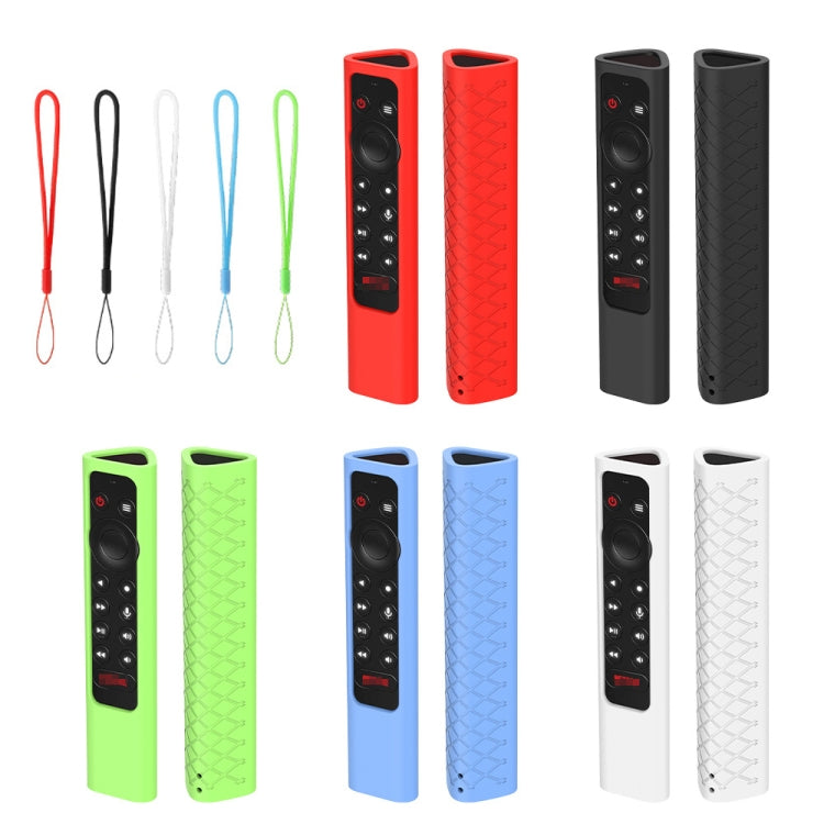 For NVIDIA Shield TV Pro 4K HDR Remote Control Silicone Case With Lanyard(Black) - Remote Control Covers by PMC TechLife | Online Shopping South Africa | PMC TechLife