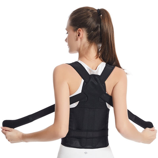 MK-098  Back Posture Corrector Back Support Fixation Correction Belt, Size: M(Black) - Corrector by PMC Jewellery | Online Shopping South Africa | PMC Jewellery