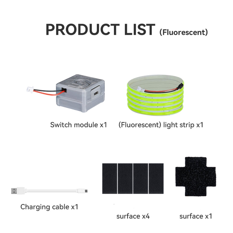 For DJI Avata RCSTQ Light-emitting Light Strip Night Flight Warning Light Strip(Fluorescent) - free shipping - PMC TechLife - Order now!