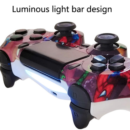 For PS4 Wireless Bluetooth Game Controller With Light Strip Dual Vibration Game Handle(Cloud) - Gamepads by PMC Jewellery | Online Shopping South Africa | PMC Jewellery