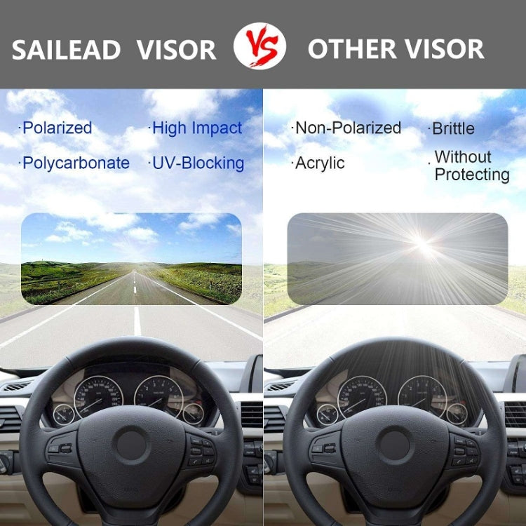360 Degree Adjustable Car Driver Sun Visor, Color: Polarizing Plate - Interior Mirrors by PMC TechLife | Online Shopping South Africa | PMC TechLife