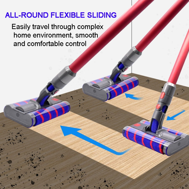 For Dyson V7 V8 V10 V11 Double Roller Soft Velvet Floor Brush Head with LED Lighting - free shipping - PMC TechLife - Order now!