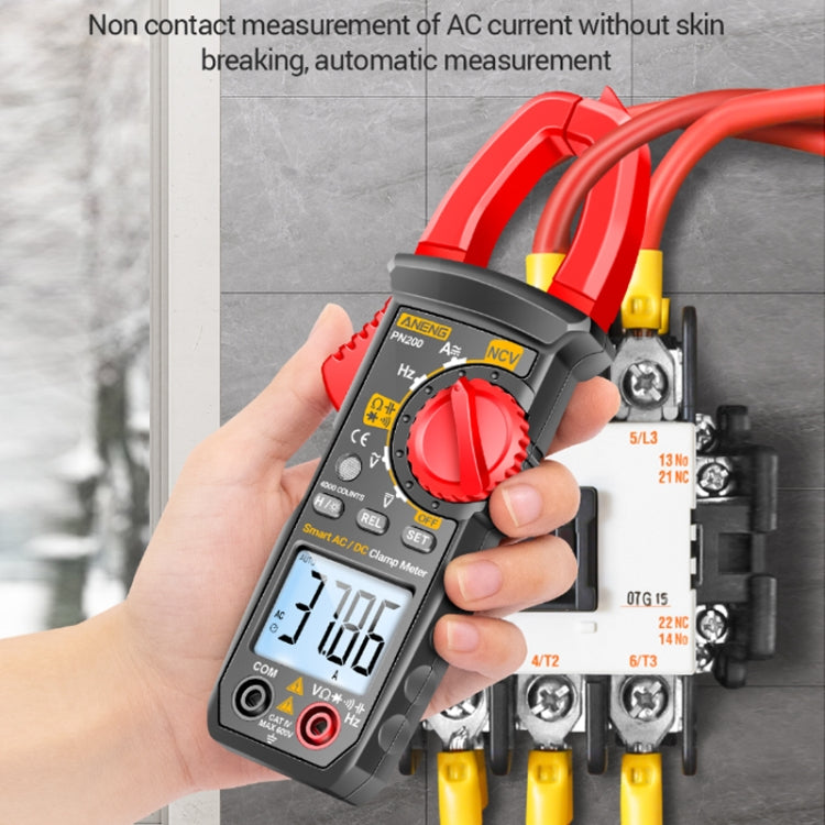 ANENG PN200 AC/DC Measurement High Precision Multifunctional Clamp Meter(Red) - Current & Voltage Tester by ANENG | Online Shopping South Africa | PMC Jewellery | Buy Now Pay Later Mobicred