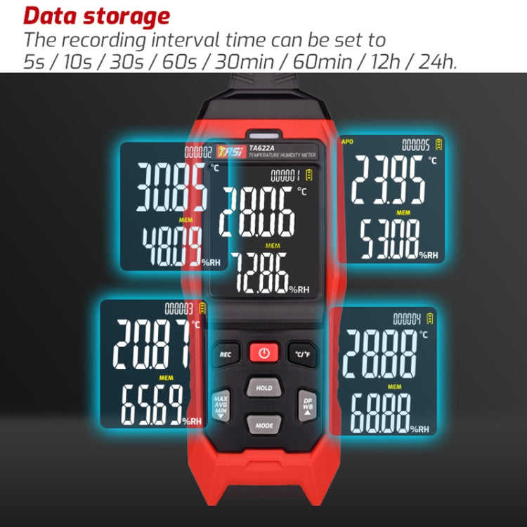 TASI TA622A Temperature Humidity Meter Digital Dew Point Thermometer - free shipping - PMC TechLife - Order now!