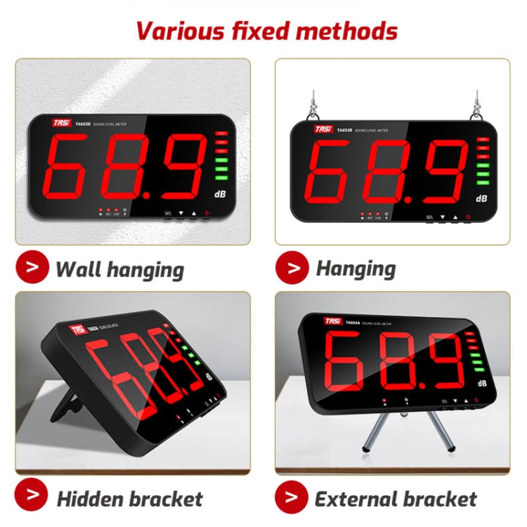TASI TA654A Large Screen Wall-Mounted Noise Meter Decibel Detector - free shipping - PMC TechLife - Order now!