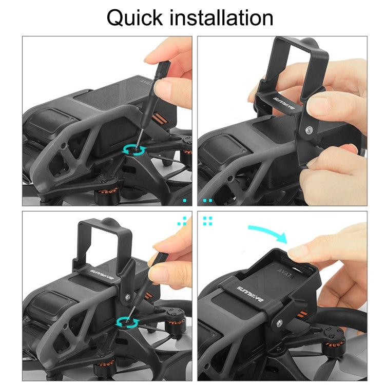 Sunnylife AT-DC503 For DJI Avata Battery Anti-Release Buckle Anti-Loose Falling Folding Buckle(Black) -  by Sunnylife | Online Shopping South Africa | PMC Jewellery