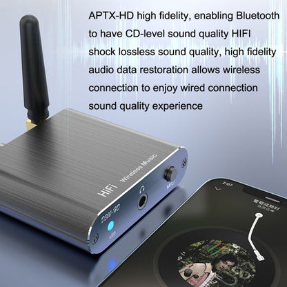 Bluetooth 5.2 Audio Receiver 3.5MM AUX Coaxial Fiber APTX HD Bluetooth Adapter - Audio Receiver Transmitter by PMC Jewellery | Online Shopping South Africa | PMC Jewellery