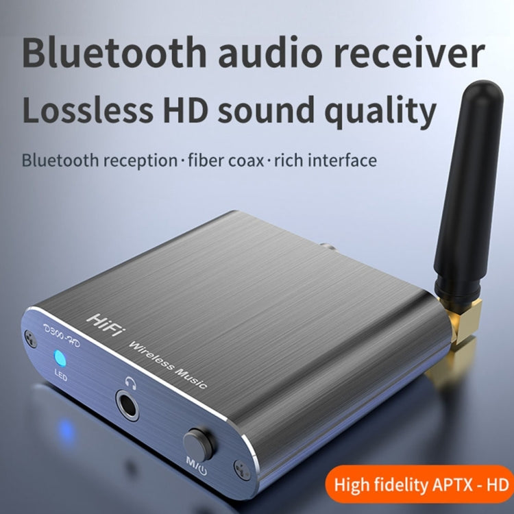 Bluetooth 5.2 Audio Receiver 3.5MM AUX Coaxial Fiber APTX HD Bluetooth Adapter - Audio Receiver Transmitter by PMC Jewellery | Online Shopping South Africa | PMC Jewellery