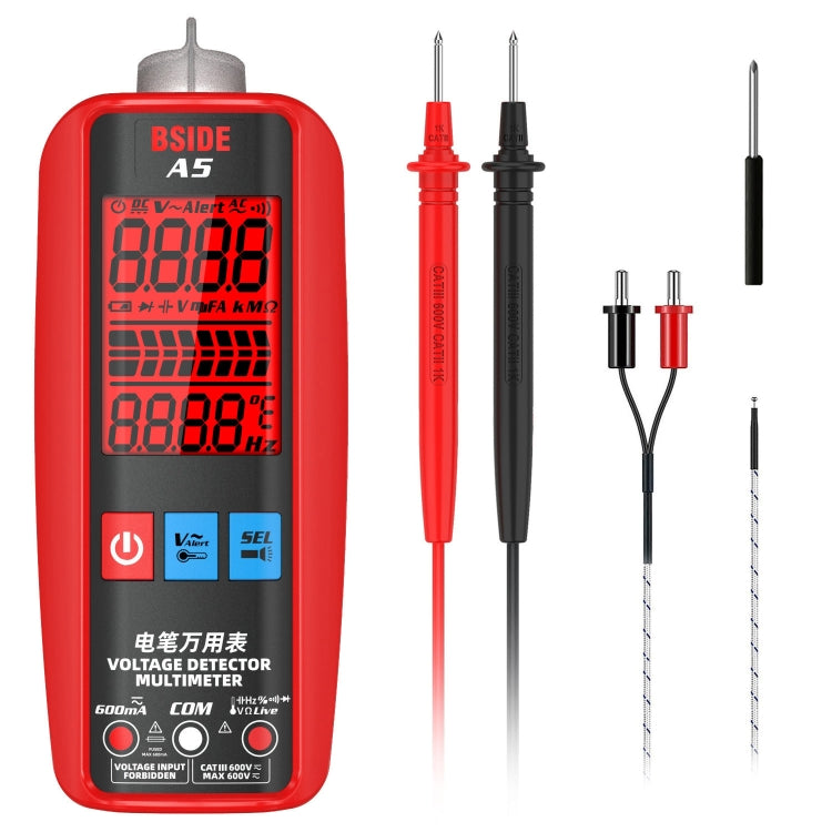 BSIDE A5 High Precision Intelligent Digital Pen Universal Table(Standard Without Battery) - Digital Multimeter by BSIDE | Online Shopping South Africa | PMC TechLife | Buy Now Pay Later Mobicred