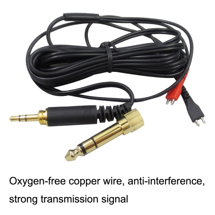 For Sennheiser HD25 / HD560 / HD540 / HD480 / HD430 / HD250 Headset Audio Cable(Two Sides Equivalent) - Headset Accessories by PMC TechLife | Online Shopping South Africa | PMC TechLife | Buy Now Pay Later Mobicred
