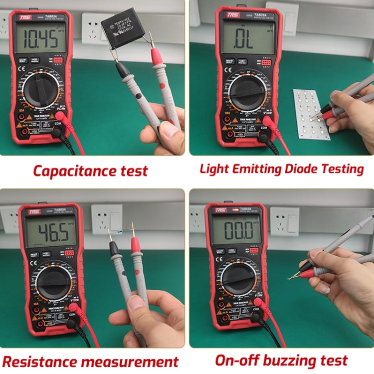 TASI TA803A Digital High Precision Multimeter Digital Display Household Multifunction Electrician Multimeter - Digital Multimeter by TASI | Online Shopping South Africa | PMC Jewellery